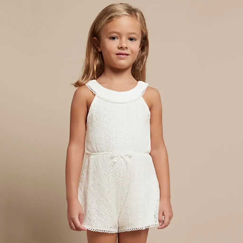 Jumpsuit guipure (chickpea)
