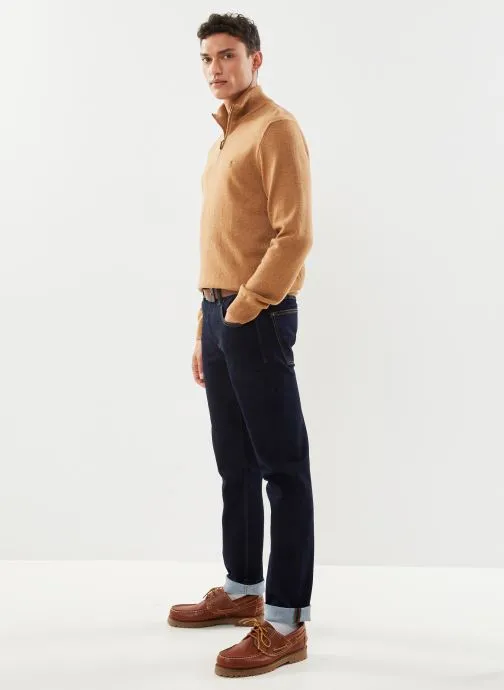      POLO RALPH LAUREN PULL DEMIZIP EN LAINE VIERGE LORYELLE  BRUIN   