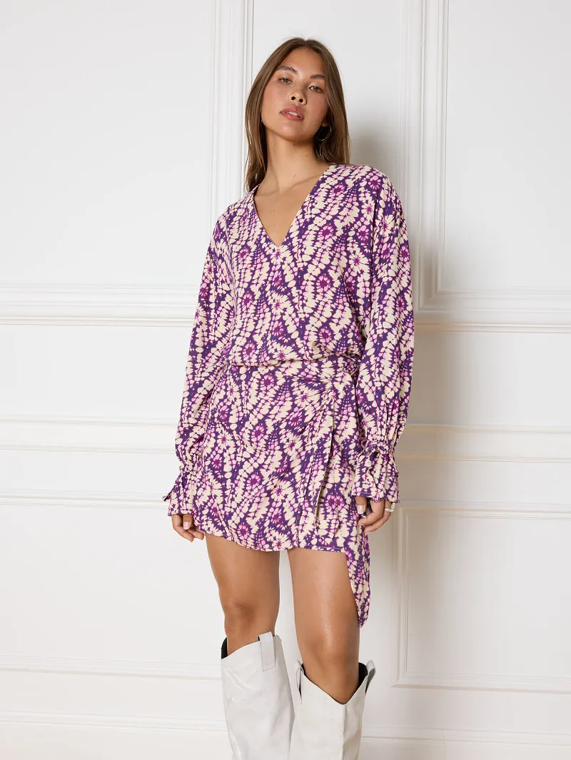 REFINED LADIES WOVEN PRINT BLOUSE ENDR