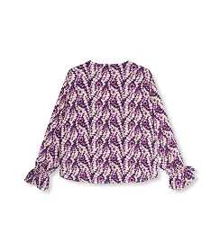 REFINED LADIES WOVEN PRINT BLOUSE ENDR